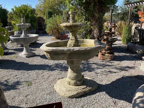 #1153 Artesian Slate two tier fountain