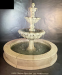 #1162 Chateau Three Tier Fountain or with pond