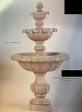 #1162 Chateau Three Tier Fountain or with pond