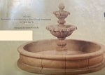 #1162 Chateau Three Tier Fountain or with pond