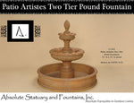 #1263 Patio Artistes Two Tier Pound Fountain