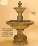 Isola Three & two Tier Fountain and pond