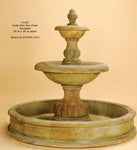 Isola Three & two Tier Fountain and pond