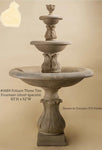 #1689 Folium Fountain- 3 tier and 2 tier tall