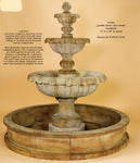 #1180 Jardin Three Tier Fountain & pond