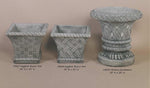 #2037 English Weave pot