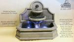 #1708 Chantal Wall Fountain for Rustic Iron Spout