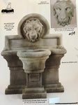 #1226 Leone Grande wall fountain