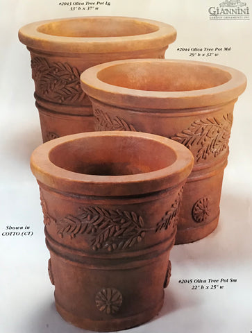 #2043 Oliva Tree Pot Lg