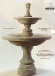 #1195 Westminster two tier fountain tall