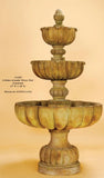 #1287 Urbino Grande Tall Three Tier & w/ Pond Fountain