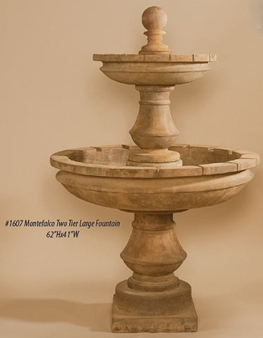 #1607 Montefalco Two Tier Large Fountain