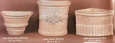 #264 Frutta Wall Pot