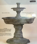 #1153 Artesian Slate two tier fountain