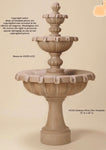 #1162 Chateau Three Tier Fountain