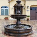 #1603 Montefalco Three Tier with Bottom 66” Pond Fountain and without pond