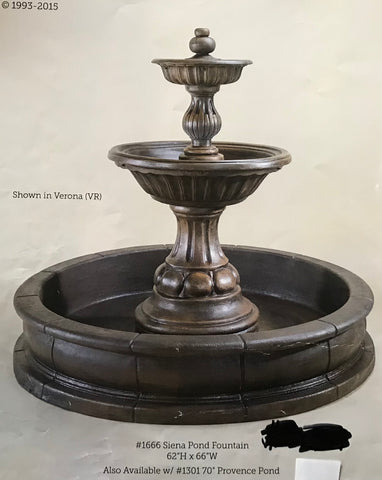 #1666 Siena Pond Fountain