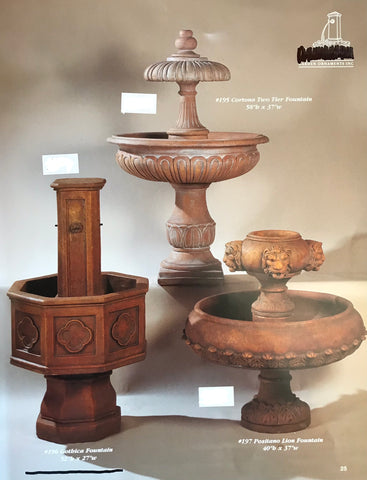 #195 Cortona Two Tier Fountain
