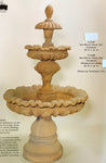 #1240 San Marco three tier fountain