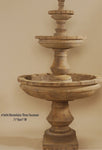 #1603 Montefalco Three Tier with Bottom 66” Pond Fountain and without pond