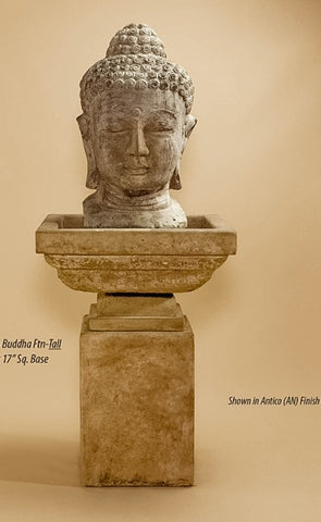 #1629 Meditation Buddha Fountain Tall