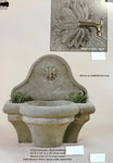#1222 Provence wall fountain