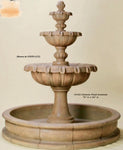 #1162 Chateau Three Tier Fountain