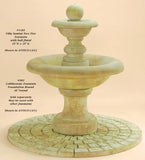 #1450 Villa Santini Two Tier Fountain