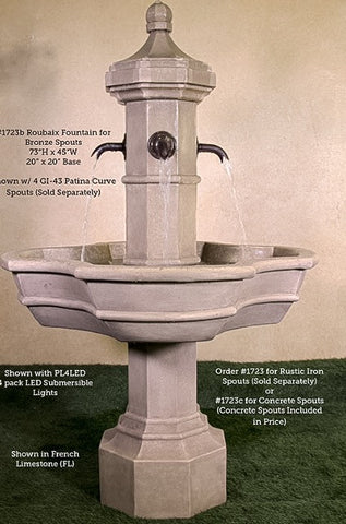 #1723b Roubaix Fountain