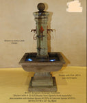 #1707 Avignon Solange Fountain for Rustic Iron Spout