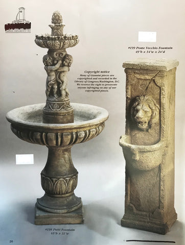 #198 Putti Fountain