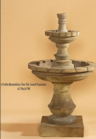 #1606 Montefalco Two Tier Small Fountain