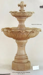 #1214 Gardenia two tier fountain