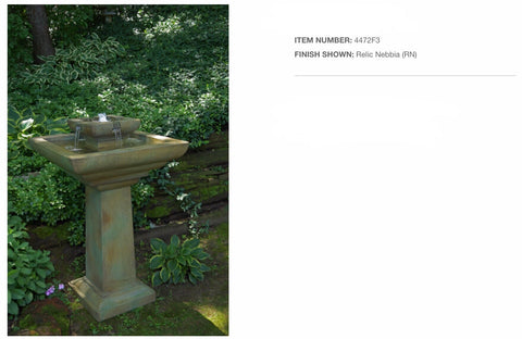 #4472f3 Falling Water Fountain