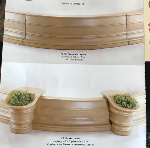 #1303 Gardenia Coping