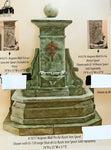 #1617 Avignon Wall Fountain for Spout