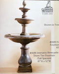 #1686 Immanis Newcastle Three Tier Fountain (Tall Spacer)
