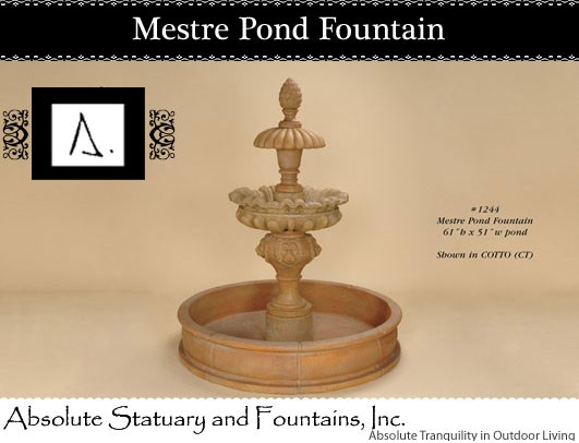 Mestre Pond Fountain - Detailed Image