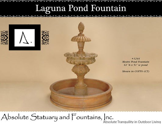 Laguna Pond Fountain - Detailed Image