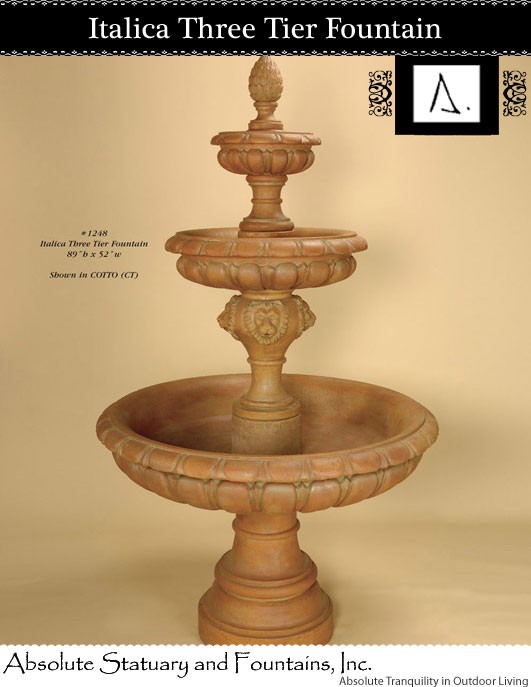 Italica Three Tier Fountain