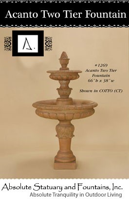 Acanto Two Tier Fountain