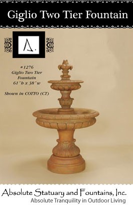 Giglio Two Tier Fountain