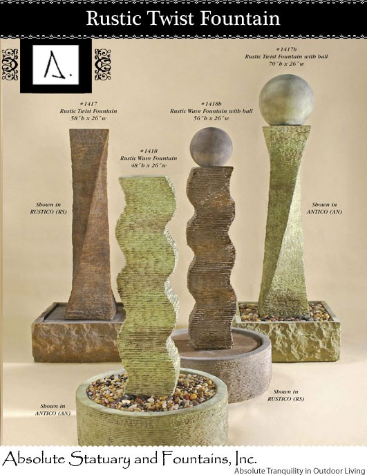 Rustic Twist Fountain