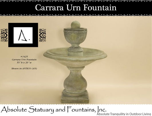 Carrara Urn Fountain