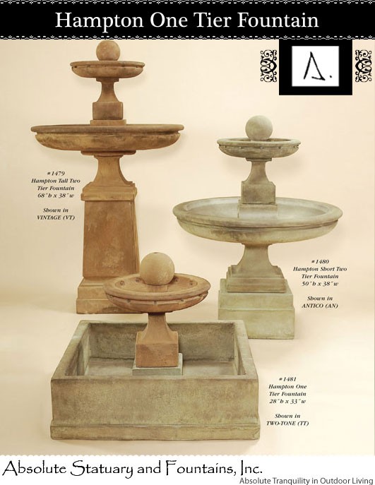 Hampton One Tier Fountain