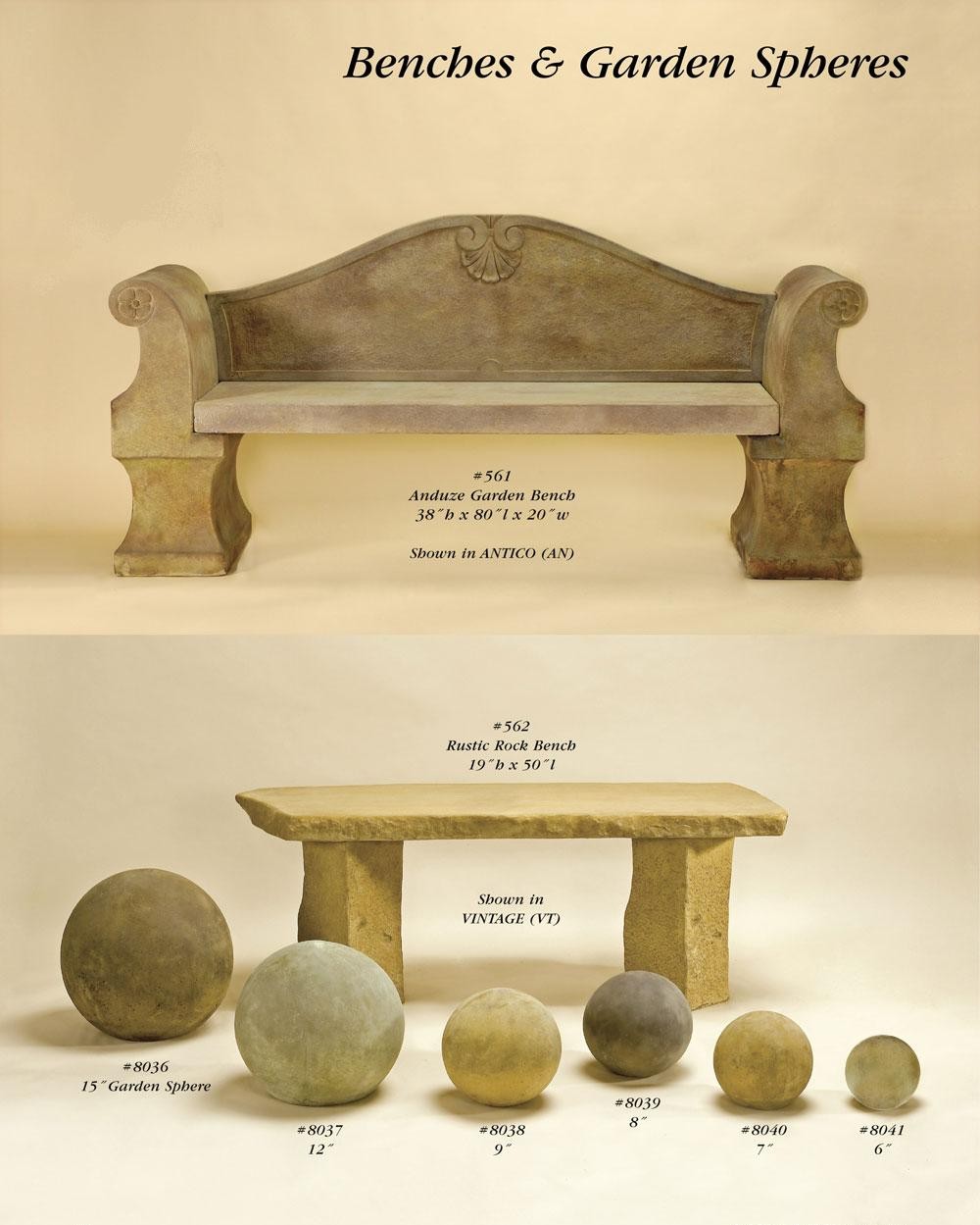 Anduze Garden Bench