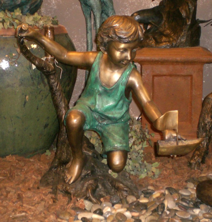Boy with frog