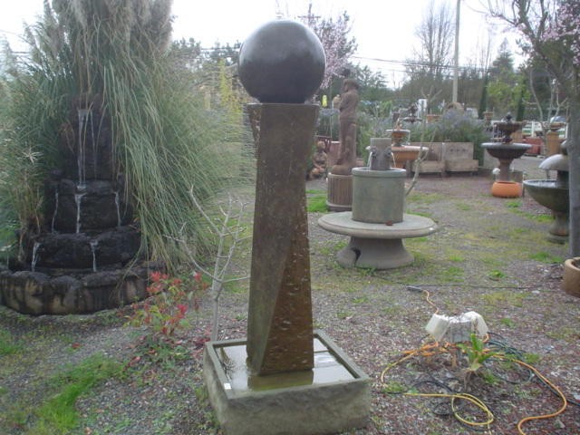 twist rock fountain