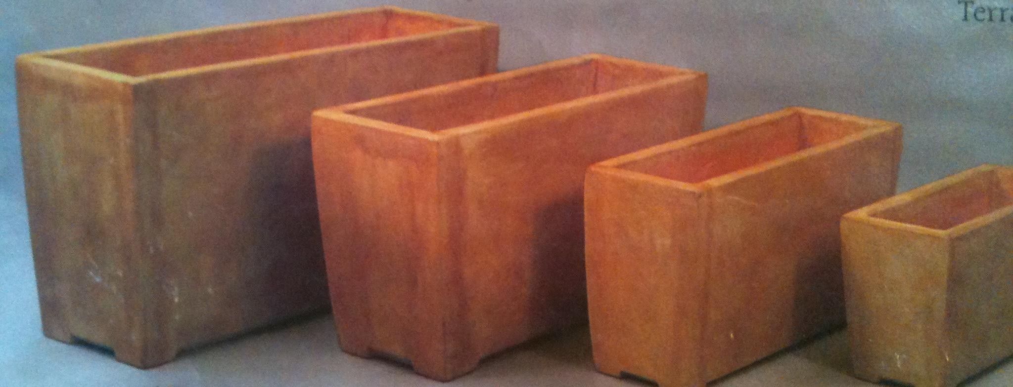 Terra Cotta Planter Box- Small