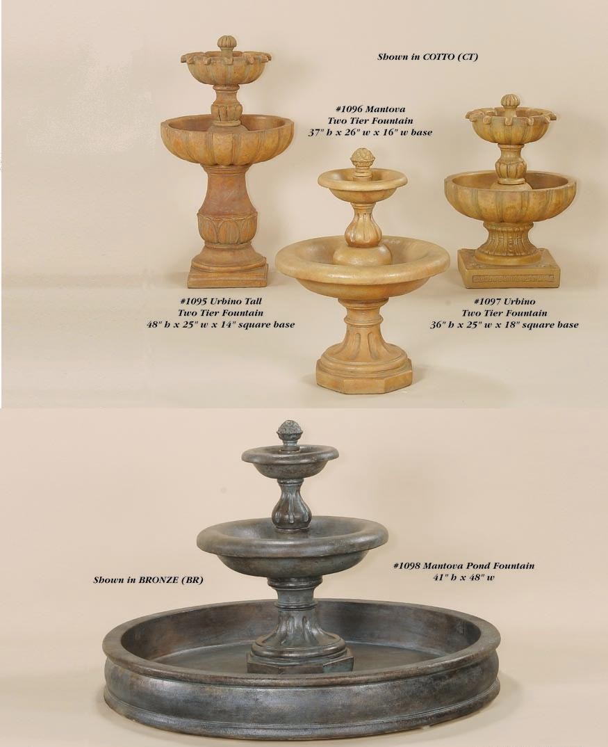 Urbino Two Tier Fountain